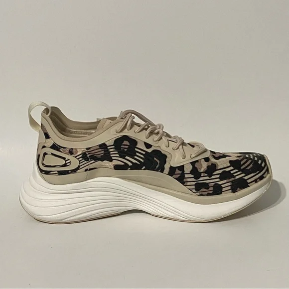 NEW APL StreamlineWomen's Parchment Black Leopard Running Shoes Size 5.5 $320
